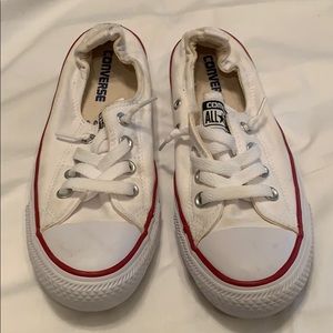 White Slip On Converse